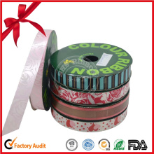 Christmas Edges Gift Wrapping Ribbon Roll